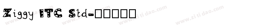 Ziggy ITC Std字体转换